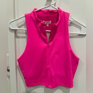 TCEC pink tank top- sz S NWT